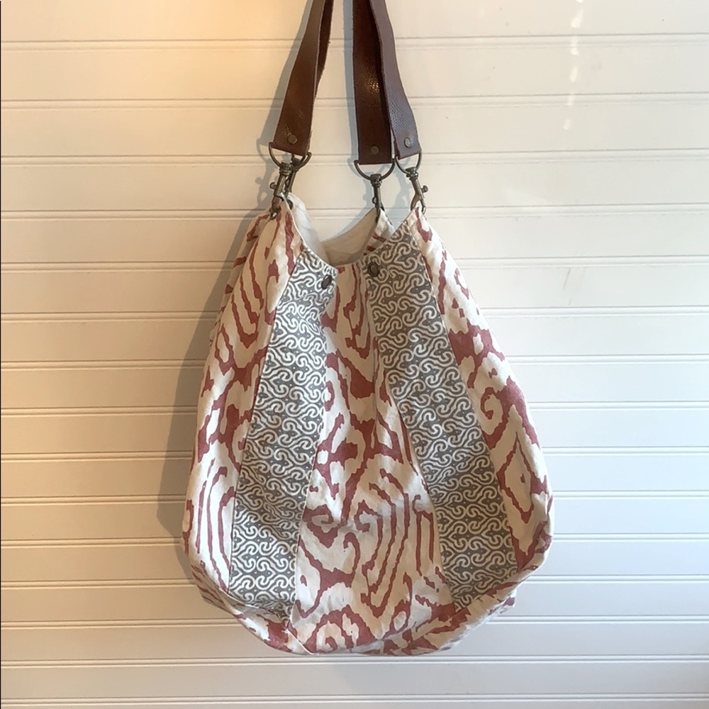 Rosanna Canvas Double Handle Boat Purse Large!